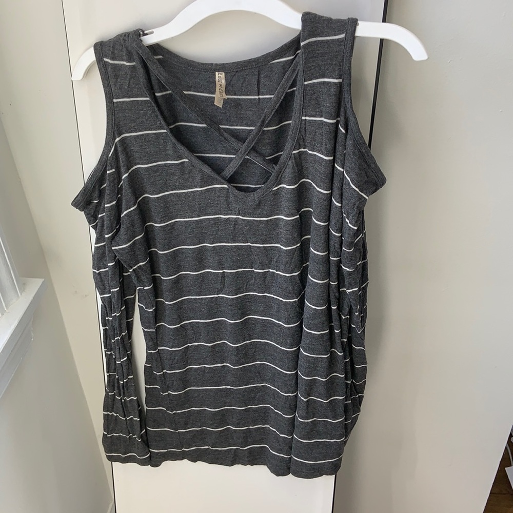 Cold Shoulder Long Sleeve shirt